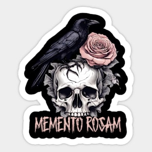 Raven's Embrace - Remember the Rose Sticker